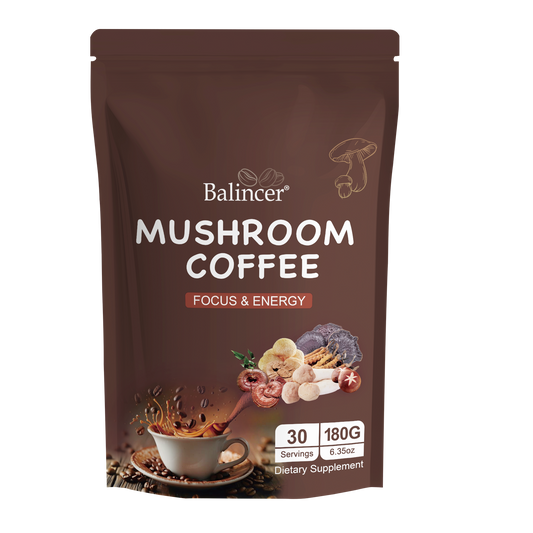 Mushroom Coffee Blend – Focus & Energy Support | 30 Servings
