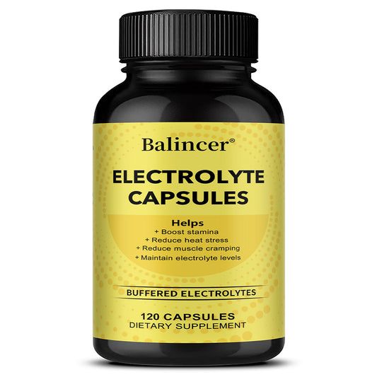 Balincer® Buffered Electrolyte Capsules with Calcium & Vitamin D3 for Hydration & Muscle Cramp Relief