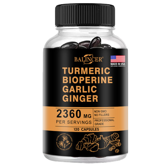 Balincer® Turmeric Curcumin with Bioperine, Garlic & Ginger Complex for Advanced Joint Support