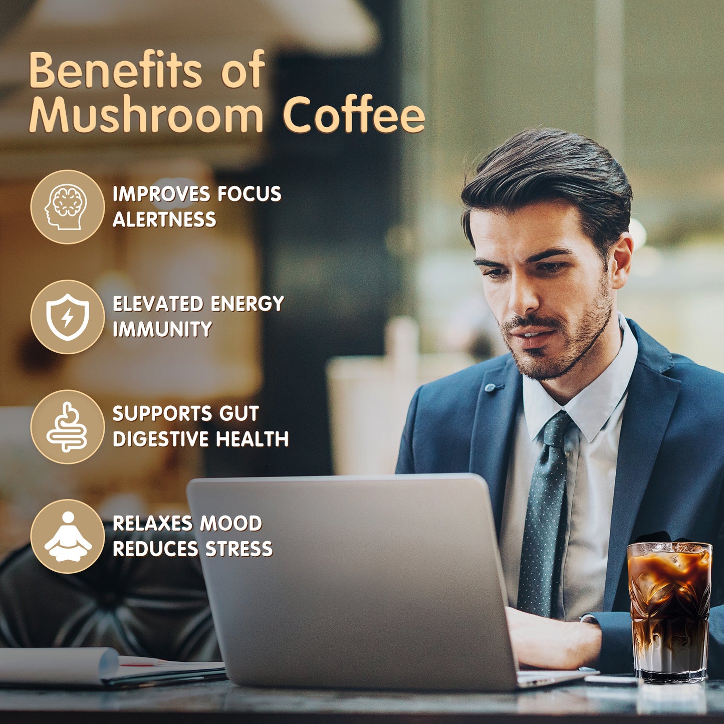 Balincer Mushroom Coffee for Focus & Energy