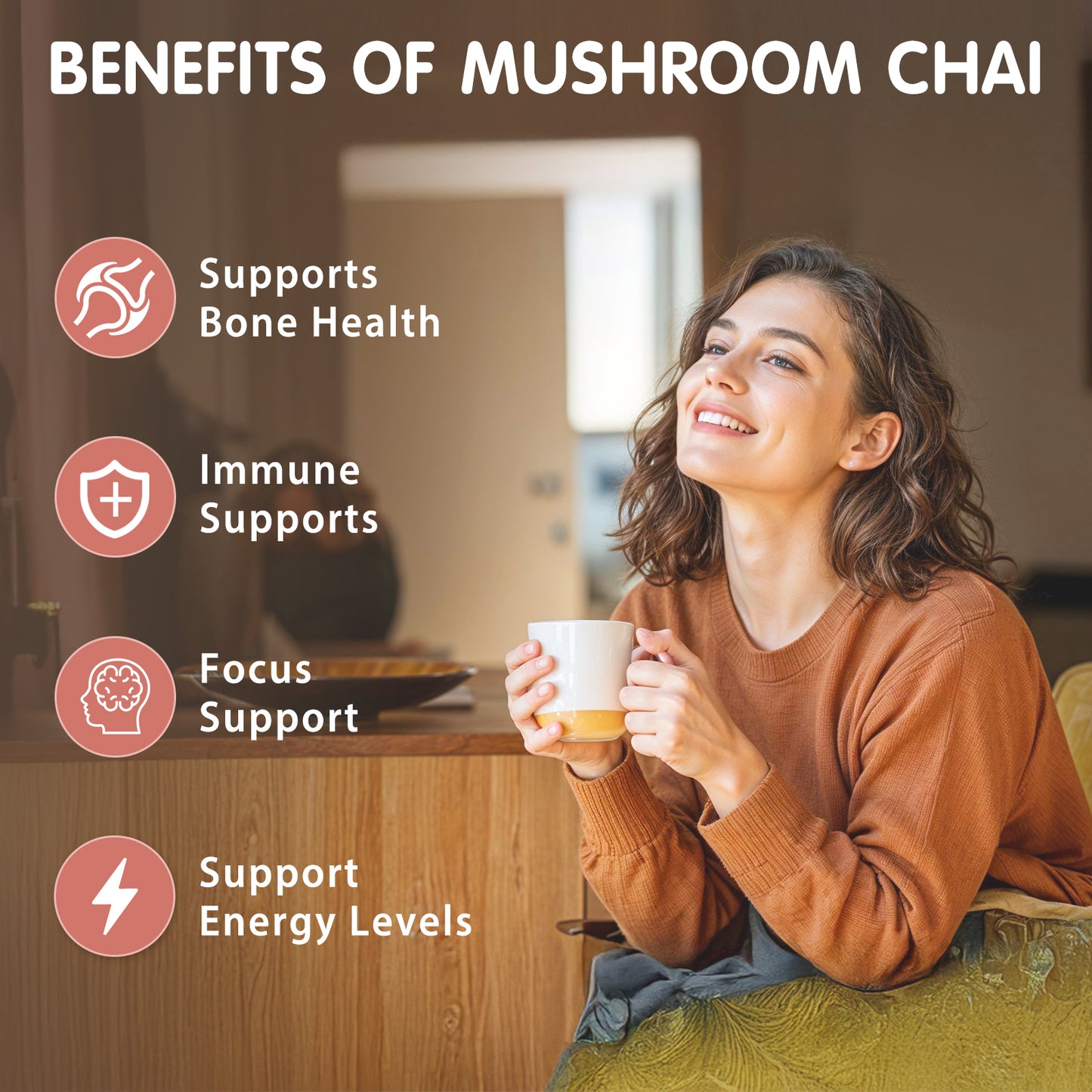 Balincer Mushroom Chai – Balance Blend | 20 Servings