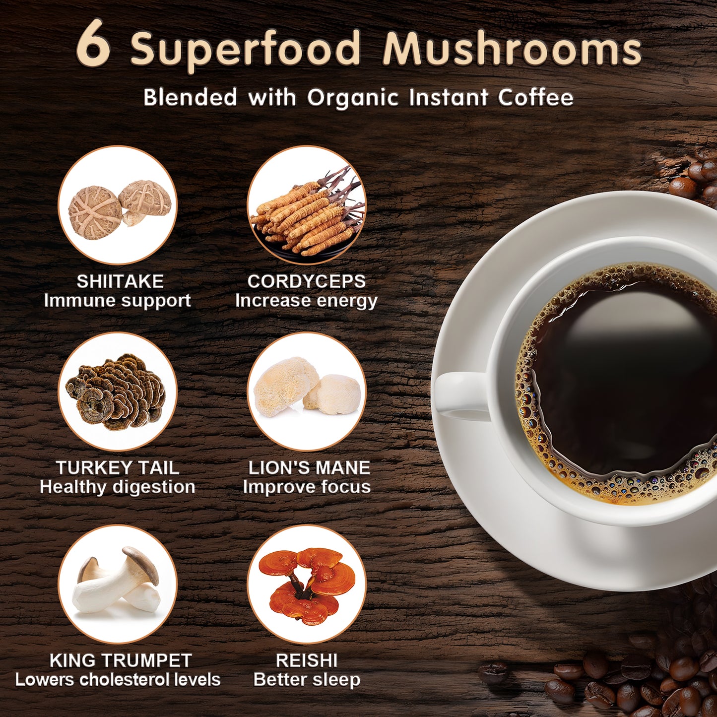 Balincer Mushroom Coffee – Focus Blend