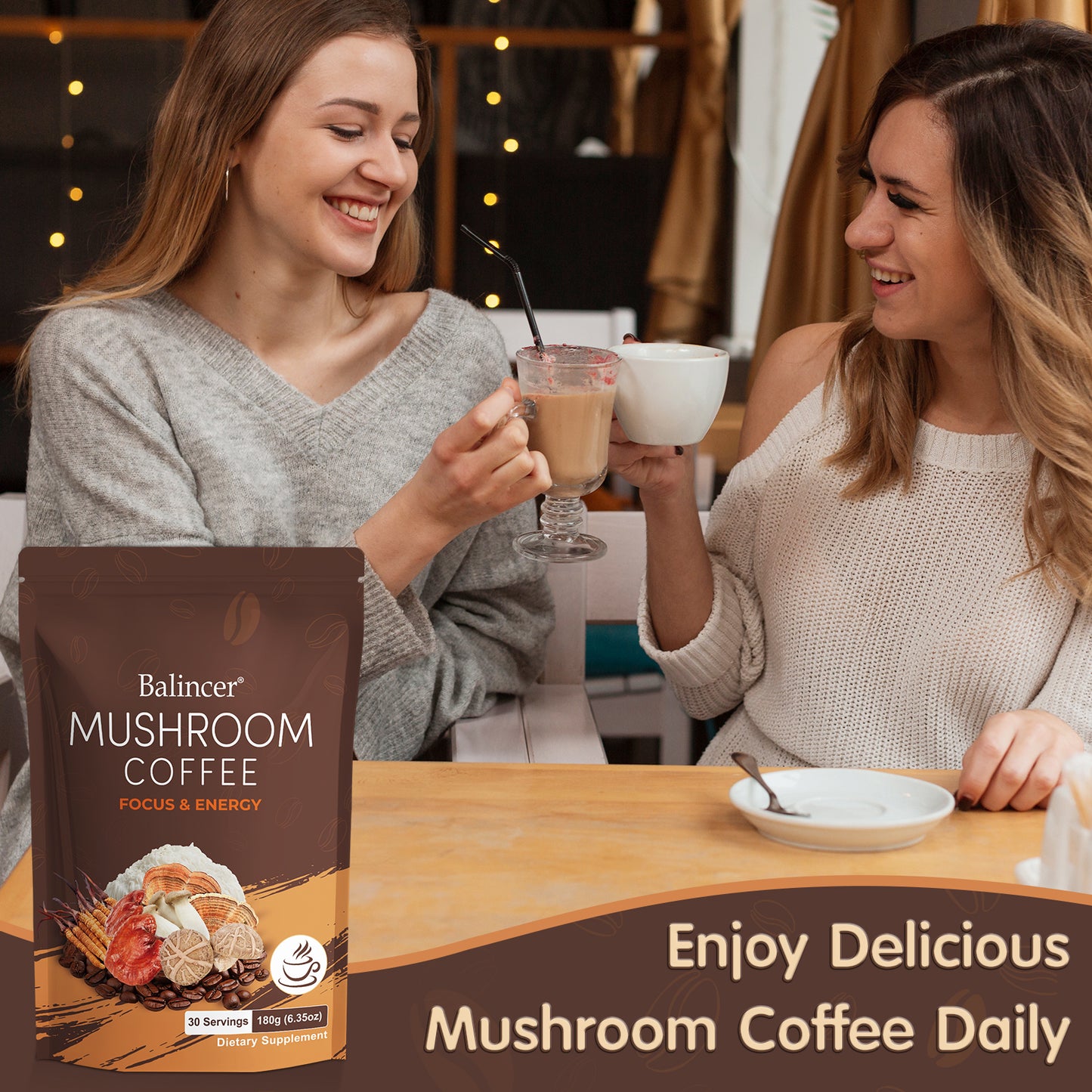 Balincer Mushroom Coffee – Focus Blend