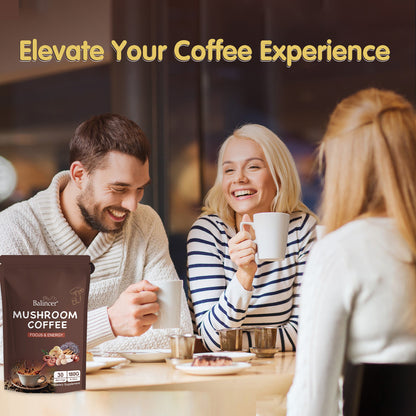 Mushroom Coffee Blend – Focus & Energy Support | 30 Servings