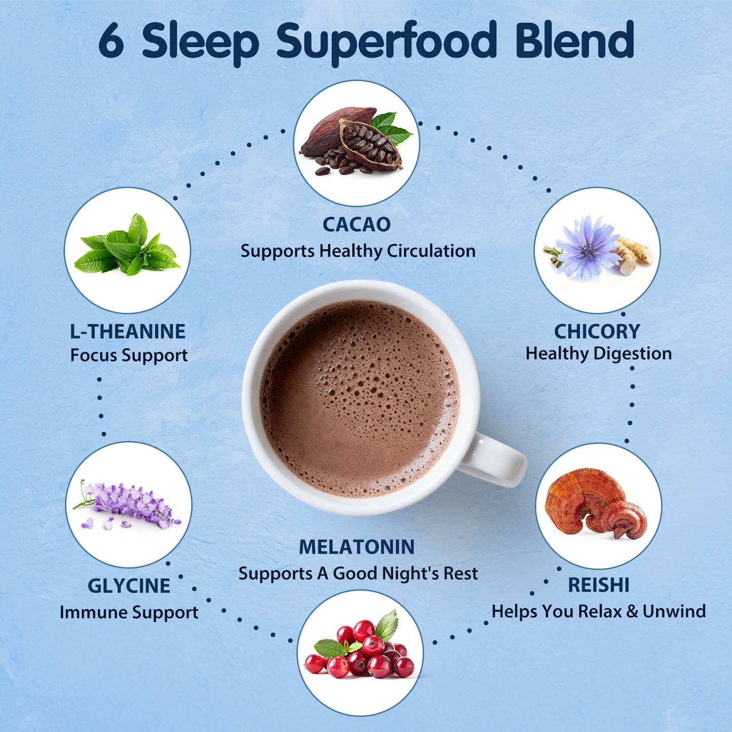 Balincer Mushroom Cocoa – Sleep Blend | 20 Servings