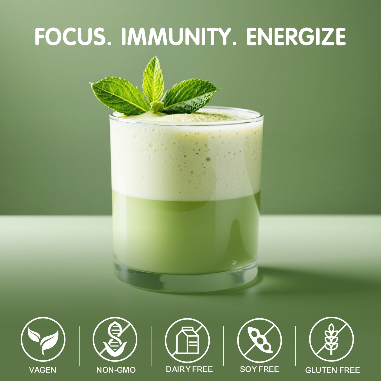 Balincer Mushroom Matcha – Energy Blend | 30 Servings