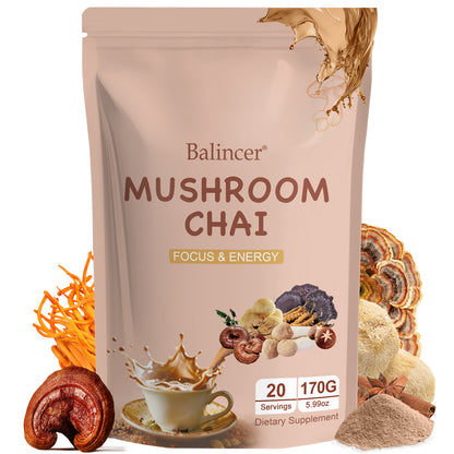 Balincer Mushroom Chai – Balance Blend | 20 Servings